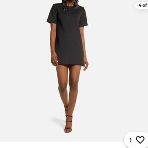 Good American Strong Shoulder Mini Dress